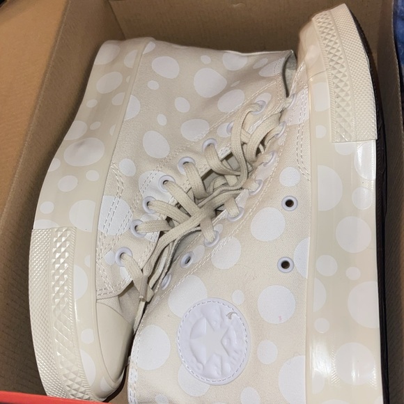 Converse Chuck Taylor All Star 70 HiPolka Dots Egret White Egret (Women's) - Picture 9 of 9